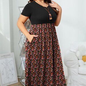 Cuteduck Maxi Summer Dress Plus Size